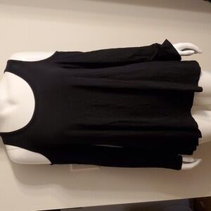 Blue Sky Cold Shoulder Bamboo Top